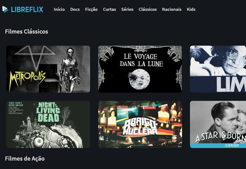 filmes antigos de graca