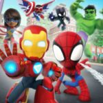 Spidey Homem de Ferro e amigos